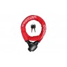 CANDADO PITON ACERO REFORZADO 555 Ø22 x 1000MM ROJO/NEGRO SURTIDOS CERRADURA BLINDADA
