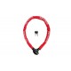 CANDADO PITON ACERO REFORZADO 555 Ø22 x 1000MM ROJO/NEGRO SURTIDOS CERRADURA BLINDADA