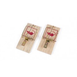 TRAMPA PARA RATONES MADERA 98 X 48CM (PACK 2)