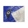 LONA 120GR/M2 POLIETILENO 3M X 4M C/OJALES AZUL