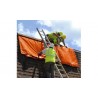 LONA 65GR/M2 POLIETILENO 3M X 4M C/OJALES NARANJA