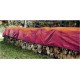 LONA 65GR/M2 POLIETILENO 3M X 4M C/OJALES NARANJA