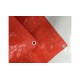 LONA 65GR/M2 POLIETILENO 3M X 4M C/OJALES NARANJA