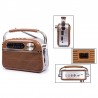 RADIO DE RETRO AM/FM A PILAS-CORRIENTE AC 17X16X6CM C/BLUETOOTH