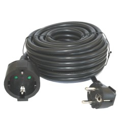 PROLONGADOR ALARGADERA 10m 3G 1.5mm2 NEGRO LEDECOR