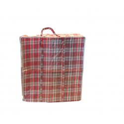 BOLSA REUTILIZABLE DE PLASTICO C/CREMALLERA TALLA L 80X58X28CM
