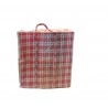 BOLSA REUTILIZABLE DE PLASTICO C/CREMALLERA TALLA L 80X58X28CM