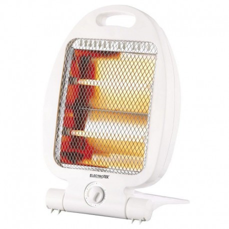 ESTUFA DE CUARZO 2 TUBOS 400/800W COLOR BLANCO ELECTROTEK