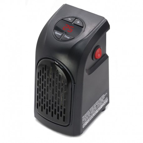 CALEFACTOR DE ENCHUFE MINI 2 VELOCIDADES 400W DISPLAY C/MANDO THULOS