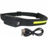 LINTERNA LED COB DE CABEZA C/SENSOR RECARGABLE USB TIPO-C LEDECOR