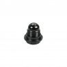 PORTALAMPARAS E27 CON TERMINAL ROSCADO NEGRO LEDECOR