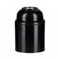PORTALAMPARAS E27 CON TERMINAL DE ROSCA NEGRO LEDECOR