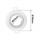 ARO BLANCO CIRCULAR DE METAL BASCULANTE + CASQUILLO GU10 LEDECOR
