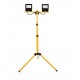 TRIPODE DOBLE PROYECTOR LED 20W+20W ALTURA REGULABLE 1,50M CABLE 3METROS
