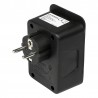 ADAPTADOR ENCHUFE SCHUKO NEGRO +2 X USB A+ 2 X USB TYPEC