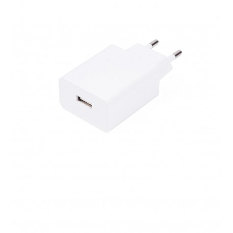 CARGADOR ENCHUFE USB 2,0A BLANCO 