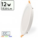 DOWNLIGHT LED SERIE ESSENTIAL PC/ABS 12W CCT (CALIDO-NEUTRO-FRIO) CIRCULAR CORTE Φ150mm