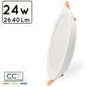 DOWNLIGHT LED SERIE ESSENTIAL PC/ABS 24W CCT (CALIDO-NEUTRO-FRIO) CIRCULAR CORTE Φ255mm
