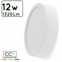 PLAFON LED SERIE ESSENTIAL PC/ABS 12W CCT (CALIDO-NEUTRO-FRIO) CIRCULAR Φ169mmX29mm