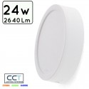 PLAFON LED SERIE ESSENTIAL PC/ABS 24W CCT (CALIDO-NEUTRO-FRIO) CIRCULAR Φ285mmX30mm