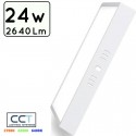 PLAFON LED SERIE ESSENTIAL PC/ABS 24W CCT (CALIDO-NEUTRO-FRIO) CUADRADO Φ285mmX31mm