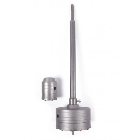 JUEGO DE CORONAS PASAMUROS TALADRO SDS-PLUS Φ50MM + Φ110M