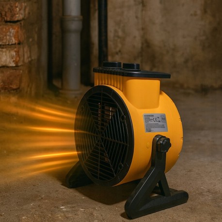 CAÑON TERMOVENTILADOR CERAMICO DE CALOR 2.000W