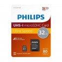 TARJETA DE MEMORIA MICRO SD 32GB PHILIPS CLASE 10 XC + ADAPTADOR
