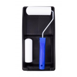 SET DE PINTURA CUBETA + RODILLOS ESPUMA 10CM (PACK 4)