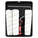 SET DE PINTURA CUBETA ANCHA + RODILLO GRANDE + RECAMBIOS MICROFIBRA 25CM (PACK 5)