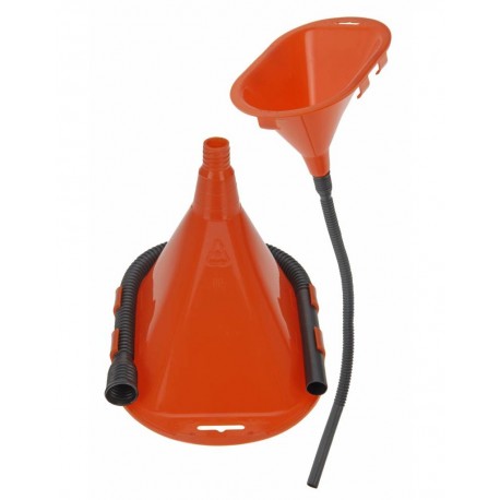 EMBUDO CON PROLONGADOR FLEXIBLE 20X13 CM