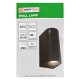 APLIQUE DE PARED REDONDO NEGRO IP65 2XGU10 Φ150mmX80mmX60mm