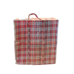 BOLSA REUTILIZABLE DE PLASTICO C/CREMALLERA TALLA L 80X58X28CM