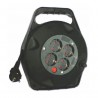 CARRETE 4 TOMAS ALARGADOR DE CABLE 10 METROS 3X1.5mm² LEDECOR