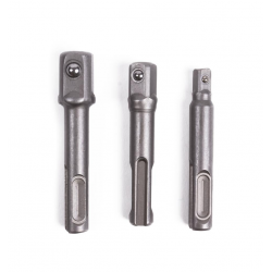 JUEGO ADAPTADORES SDS+ 1/4"– 3/8"– 1/2" (PACK 3)