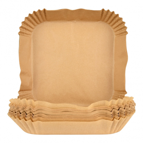 PAPEL CUADRADO Φ24X24CM. MOLDE PARA FREIDORA DE AIRE AIRFRYER (PACK 100)