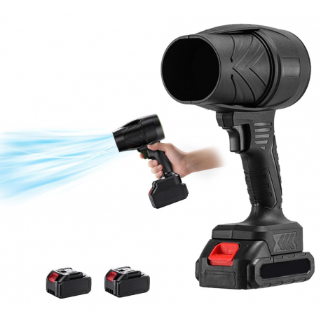 SOPLADOR DE HOJAS ULTRA POTENTE DE BATERIA 20V + 2 BATERIAS