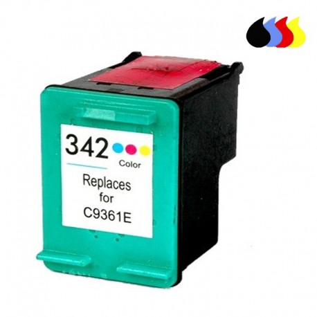 C9361EE CARTUCHO RECICLADO HP COLOR (N 342) 3x5 ml