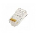 CONECTOR RJ45 CAT 5 MACHO METALICO (Bolsa 100 unidades) 3GO 