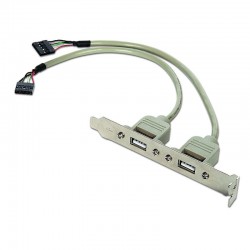 SLOT 10-PIN 2 x USB 2.0 MACHO/HEMBRA CABLEXPERT